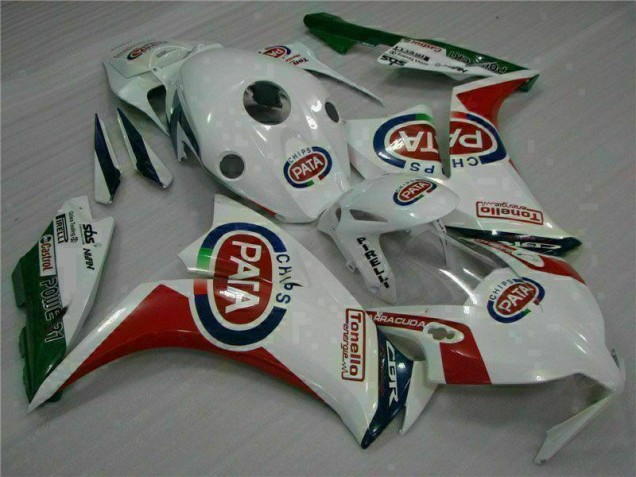 Honda CBR 1000 RR 12-16 Verkleidung - Rot Weiß PATA Honda CBR 1000 RR 12-16 Verkleidung - Rot Weiß PATA