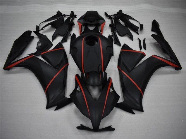 Honda CBR 1000 RR 12-16 Verkleidungen - Matt Schwarz Rot