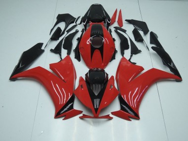 Honda CBR 1000 RR 12-16 Verkleidungen - Rot Schwarz ohne Aufkleber