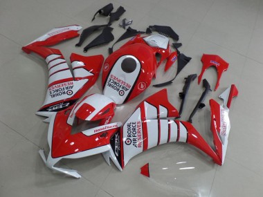 Honda CBR 1000 RR 12-16 Verkleidungen - Rot mit Weiß Wing