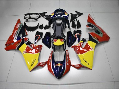 Honda CBR 1000 RR 17-23 Verkleidungen - Blau Gelb Rot Rot Bull