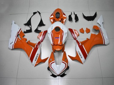 Honda CBR 1000 RR 17-23 Verkleidungen - Orange Weiß HRC