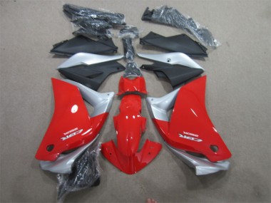 Honda CBR 125 R 11-13 Verkleidungen - Rot Silber Schwarz