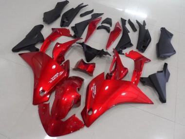 Honda CBR 250 RR 11-13 Verkleidungen - Rot Matt Schwarz