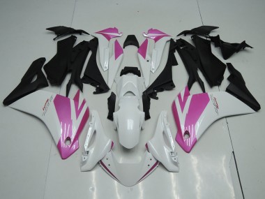 Honda CBR 250 RR 11-13 Verkleidungen - Weiß Rosa