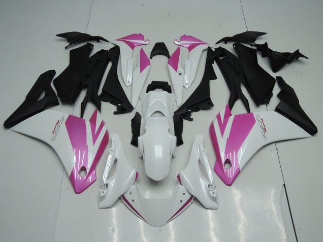 Honda CBR 250 RR 11-13 Verkleidungen - Weiß Rosa
