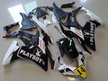 Honda CBR 500 RR 13-15 Verkleidungen - Schwarz Playboy 14