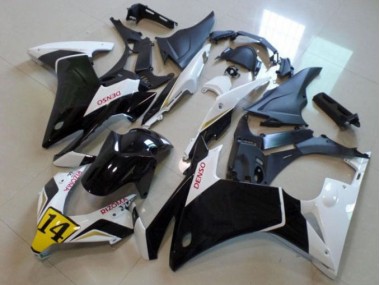 Honda CBR 500 RR 13-15 Verkleidungen - Schwarz Weißer Denso Rizoma 14
