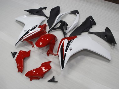 Honda CBR 600 F 11-13 Verkleidungen - Rot Weiß Schwarz