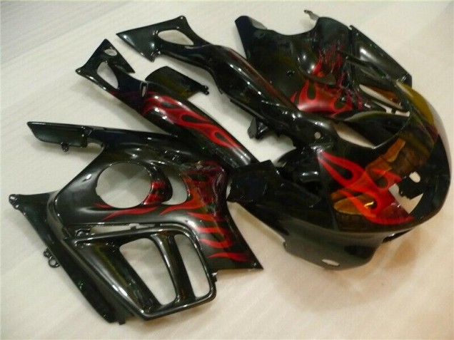 Honda CBR 600 F3 95-98 Verkleidung - Schwarz rote Flamme