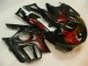 Honda CBR 600 F3 95-98 Verkleidung - Schwarz rote Flamme