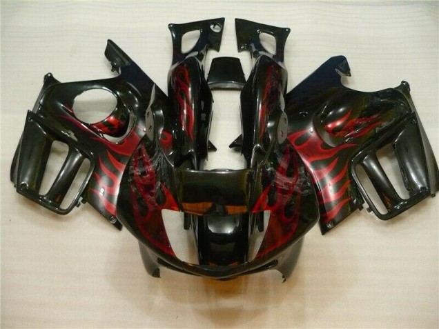 Honda CBR 600 F3 95-98 Verkleidung - Schwarz rote Flamme