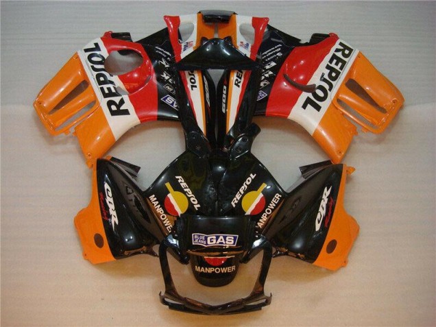 Honda CBR 600 F3 95-98 Verkleidungen - Schwarz Orange Repsol Honda CBR 600 F3 95-98 Verkleidungen - Schwarz Orange Repsol