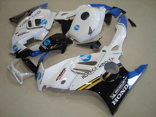 Honda CBR 600 F3 95-98 Verkleidungen - Weiß Blau Konica Minolta