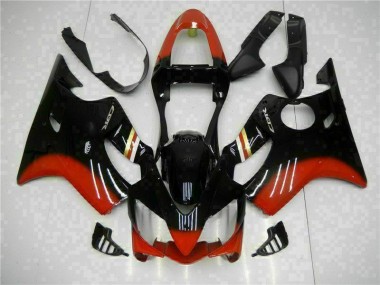 Honda CBR 600 F4i 01-03 Verkleidungen & Plastik - Rot Schwarz
