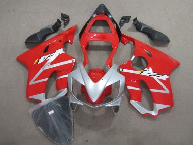 Honda CBR 600 F4i 01-03 Verkleidungen & Plastik - Rot Silber