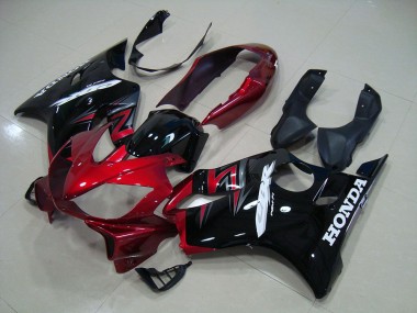 Honda CBR 600 F4i 04-07 Verkleidungen - Candy Rot Schwarz
