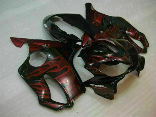 Honda CBR 600 F4i 04-07 Verkleidungen - Rot Flamme