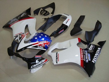 Honda CBR 600 F4i 04-07 Verkleidungen - Weiß Blau DENSO HRC Carrera