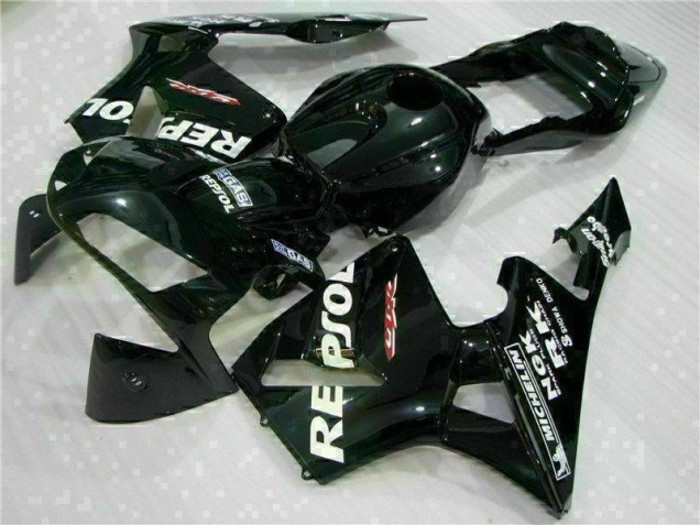 Honda CBR 600 RR 03-04 Motorrad Verkleidungen - Schwarz