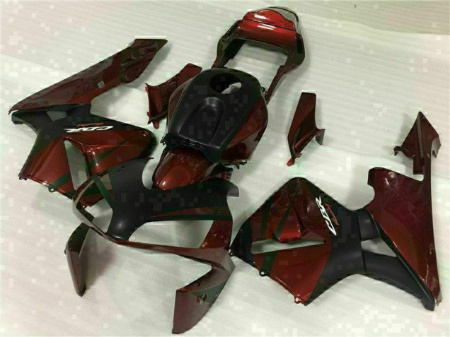 Honda CBR 600 RR 03-04 Verkleidung - Schwarz Rot