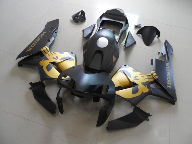 Honda CBR 600 RR 03-04 Verkleidung - Schwarz und Gold Aufkleber Honda CBR 600 RR 03-04 Verkleidung - Schwarz und Gold Aufkleber