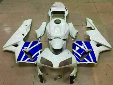 Honda CBR 600 RR 03-04 Verkleidung - Weiß Blau