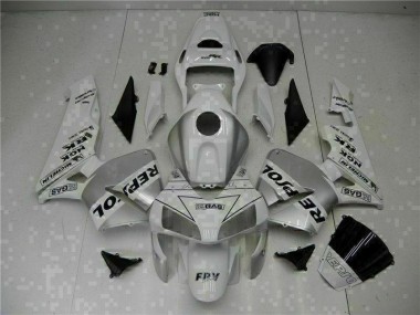 Honda CBR 600 RR 03-04 Verkleidung - Weiß Repsol