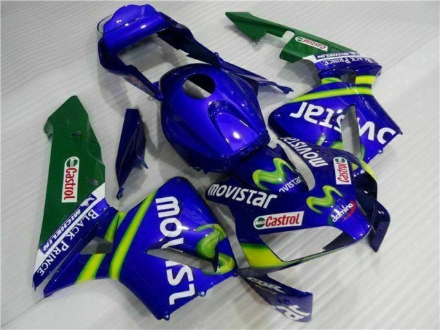 Honda CBR 600 RR 03-04 Verkleidungen - BlauGrün Movistar Castrol