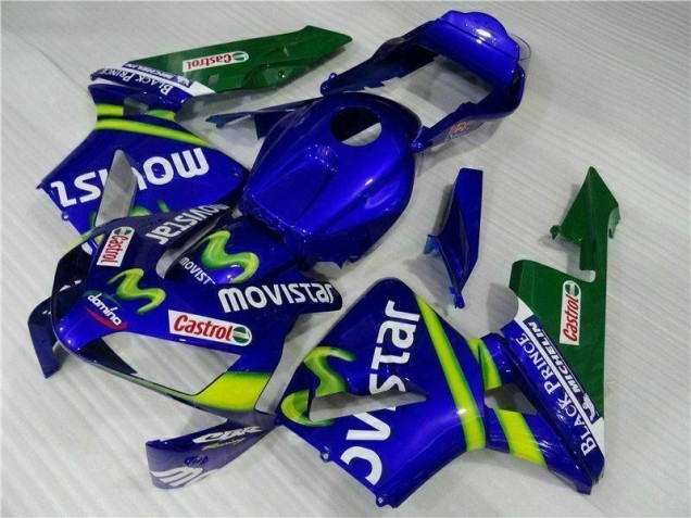 Honda CBR 600 RR 03-04 Verkleidungen - BlauGrün Movistar Castrol