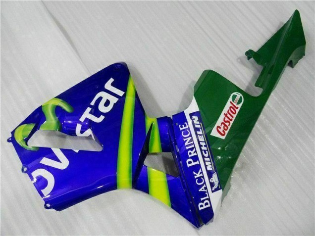 Honda CBR 600 RR 03-04 Verkleidungen - BlauGrün Movistar Castrol