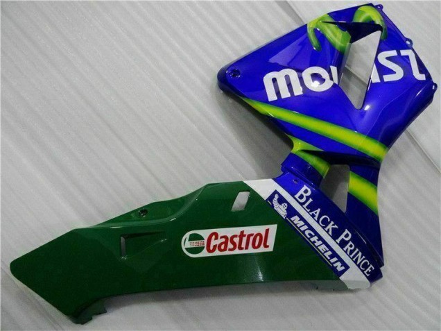 Honda CBR 600 RR 03-04 Verkleidungen - BlauGrün Movistar Castrol
