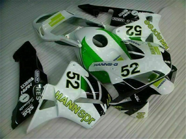 Honda CBR 600 RR 03-04 Verkleidungen - Grün Weiß Schwarz Honda CBR 600 RR 03-04 Verkleidungen - Grün Weiß Schwarz