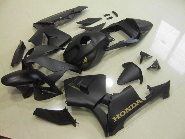 Honda CBR 600 RR 03-04 Verkleidungen - Matt Schwarz Gold Honda CBR 600 RR 03-04 Verkleidungen - Matt Schwarz Gold