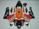 Honda CBR 600 RR 03-04 Verkleidungen - Orange Rot Schwarz Repsol