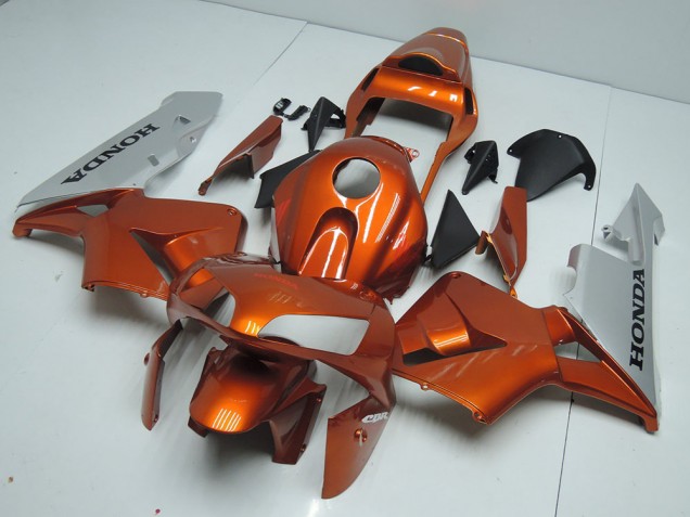 Honda CBR 600 RR 03-04 Verkleidungen - Orange Silber Honda CBR 600 RR 03-04 Verkleidungen - Orange Silber