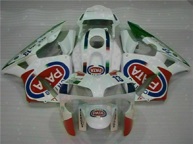 Honda CBR 600 RR 03-04 Verkleidungen & Plastik - Weiß