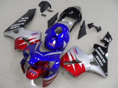 Honda CBR 600 RR 03-04 Verkleidungen - Rot Silber Blau