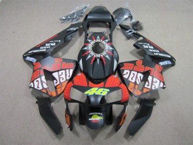 Honda CBR 600 RR 03-04 Verkleidungen - Schwarz Rot Repsol 46