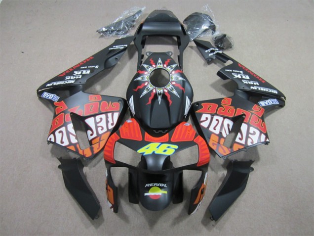 Honda CBR 600 RR 03-04 Verkleidungen - Schwarz Rot Repsol 46 Honda CBR 600 RR 03-04 Verkleidungen - Schwarz Rot Repsol 46
