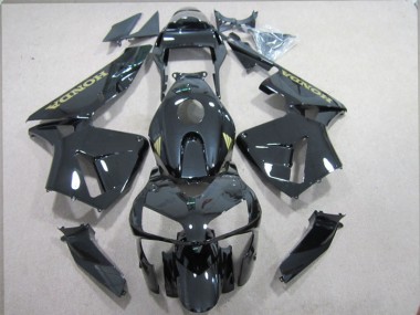 Honda CBR 600 RR 03-04 Verkleidungen - Schwarz und Gold Aufkleber