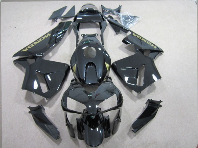Honda CBR 600 RR 03-04 Verkleidungen - Schwarz und Gold Aufkleber