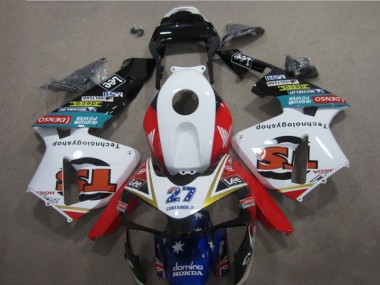 Honda CBR 600 RR 03-04 Verkleidungen - Weiß Rot Blau 27