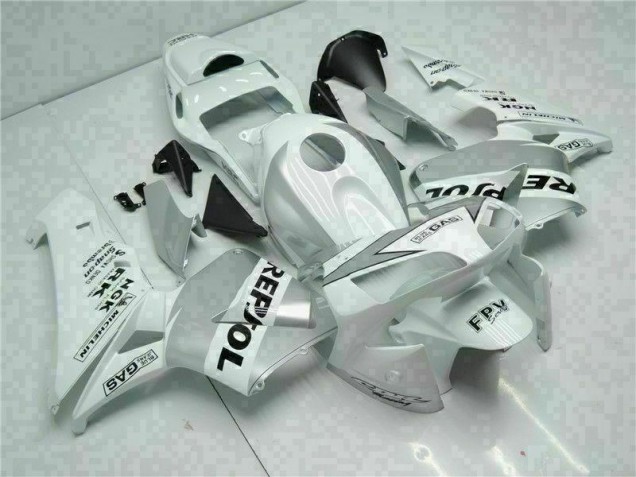 Honda CBR 600 RR 03-04 Verkleidungen - Weiß Silber Repsol Honda CBR 600 RR 03-04 Verkleidungen - Weiß Silber Repsol