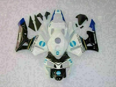 Honda CBR 600 RR 03-04 Vollverkleidung - Weiß Schwarz