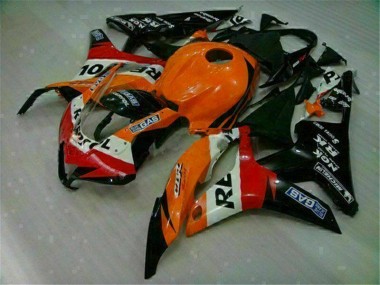 Honda CBR 600 RR 07-08 Verkleidung - Orange Schwarz Repsol
