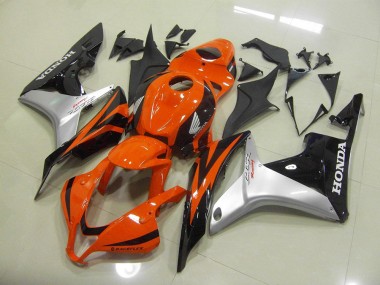 Honda CBR 600 RR 07-08 Verkleidung - Orange Silber Schwarz