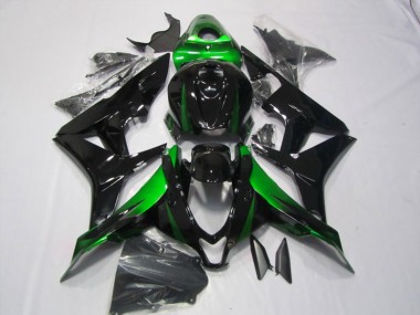 Honda CBR 600 RR 07-08 Verkleidung - Schwarz Grün