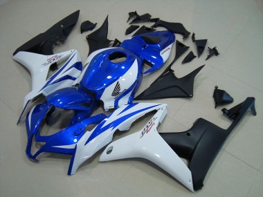 Honda CBR 600 RR 07-08 Verkleidungen - Blau Weiß Matt Schwarz