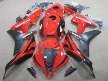 Honda CBR 600 RR 07-08 Verkleidungen & Plastik - Schwarz Rot